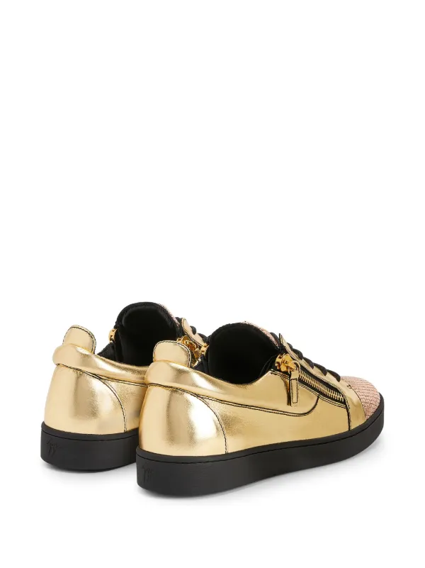 Giuseppe Zanotti Frankie double-zip low-top Sneakers | Multicolour