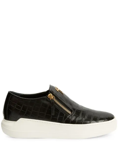 Giuseppe Zanotti baskets Conley à détail de zip