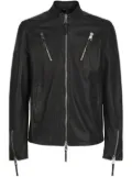 Giuseppe Zanotti zipped leather jacket - Black