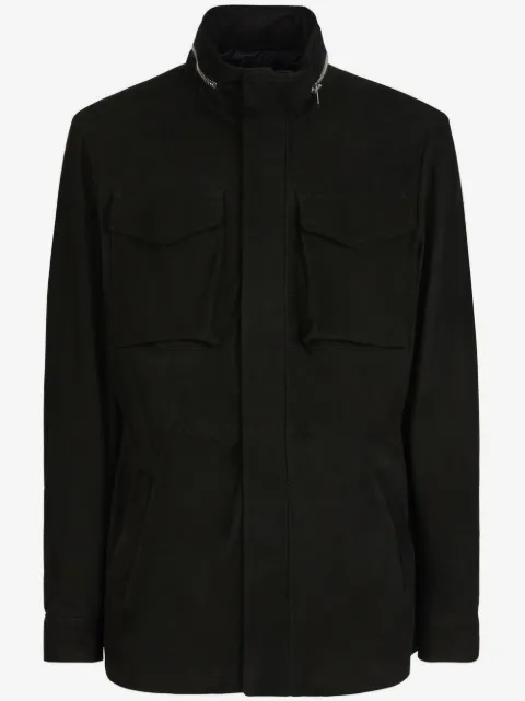 Giuseppe Zanotti Sylhas suede hooded jacket