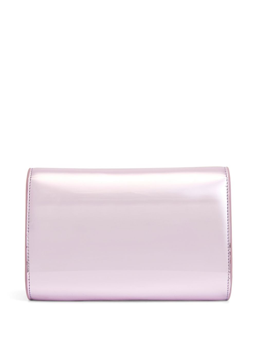 Pale pink 2025 patent clutch bag