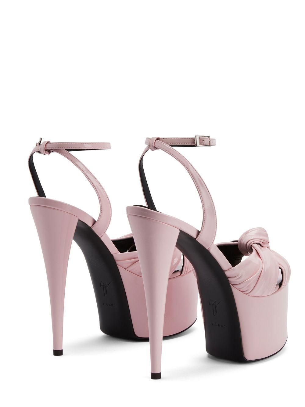 Shop Giuseppe Zanotti Aida 150mm Platform Sandals In Pink