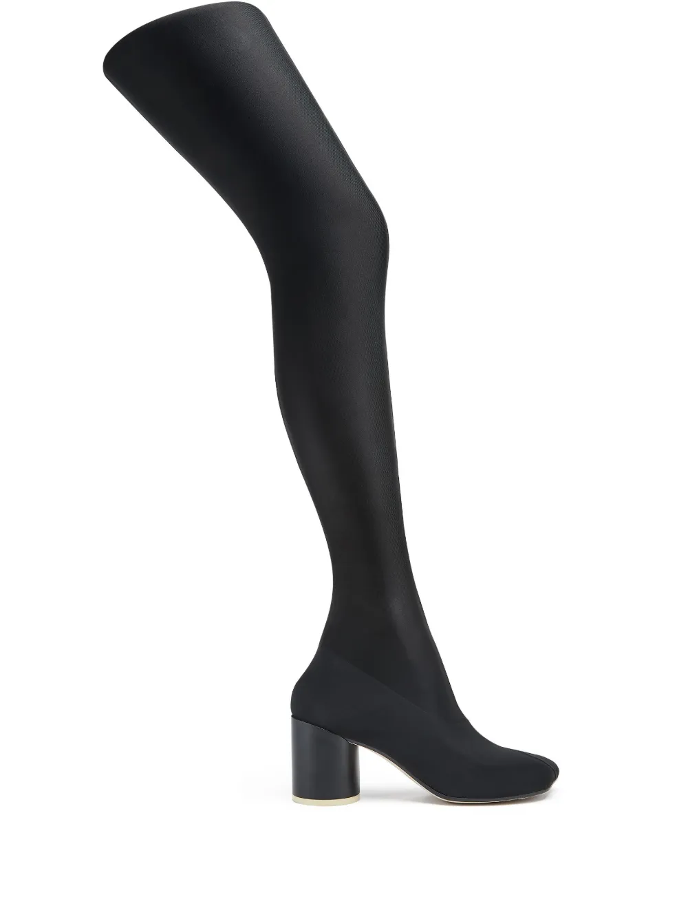 MM6 Maison Margiela thigh-high sock boots – Black