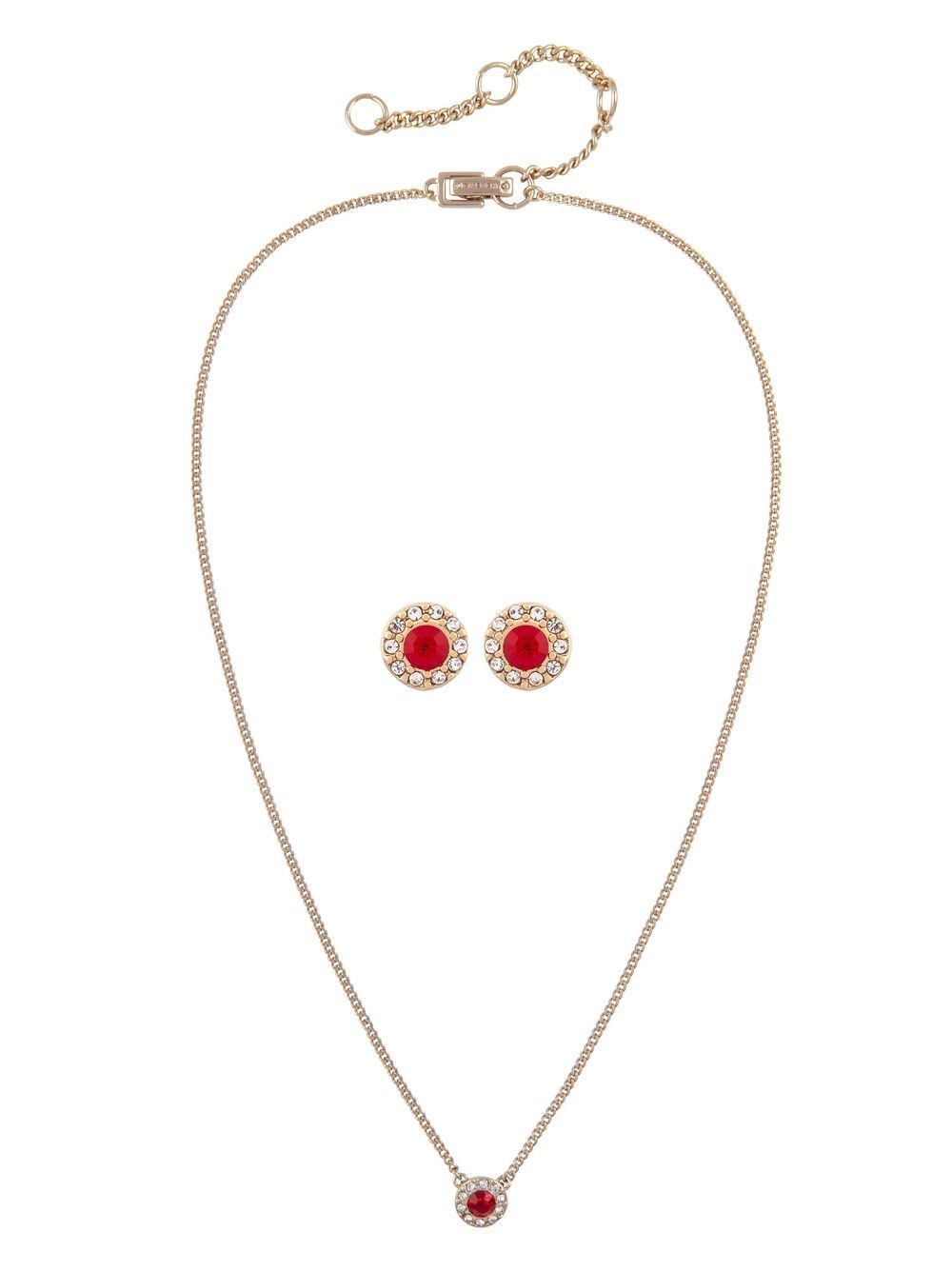 Givenchy 2000s earrings and necklace set Women