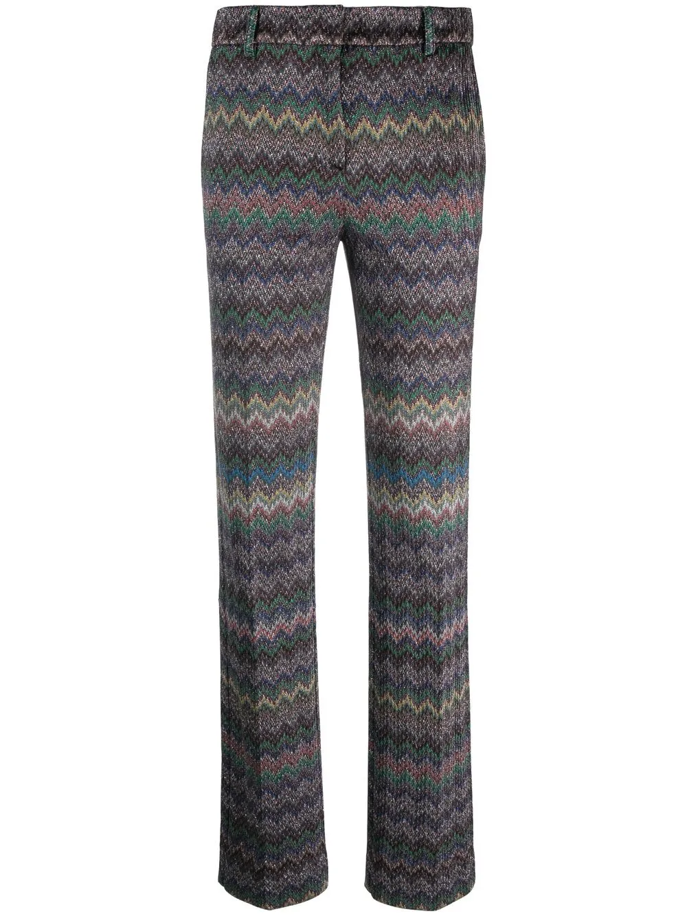 

Missoni zig-zag straight-leg trousers - Brown