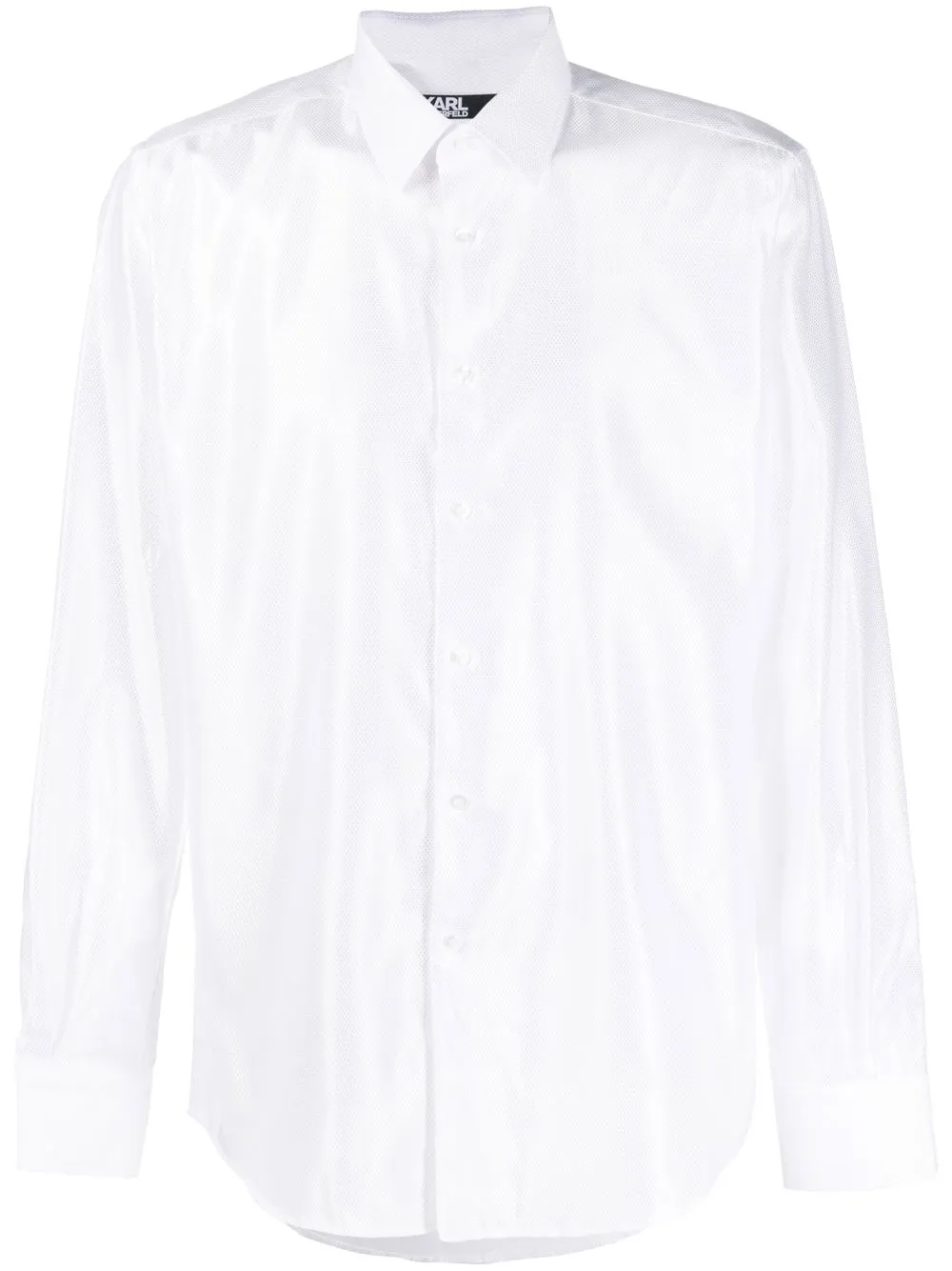 

Karl Lagerfeld long-sleeve button-up shirt - White