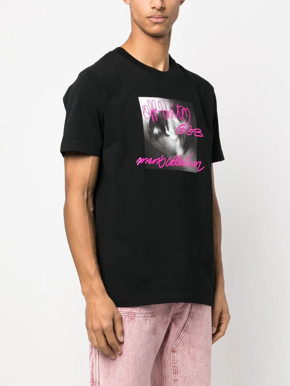 Off-white Graphic-print T-shirt In Schwarz