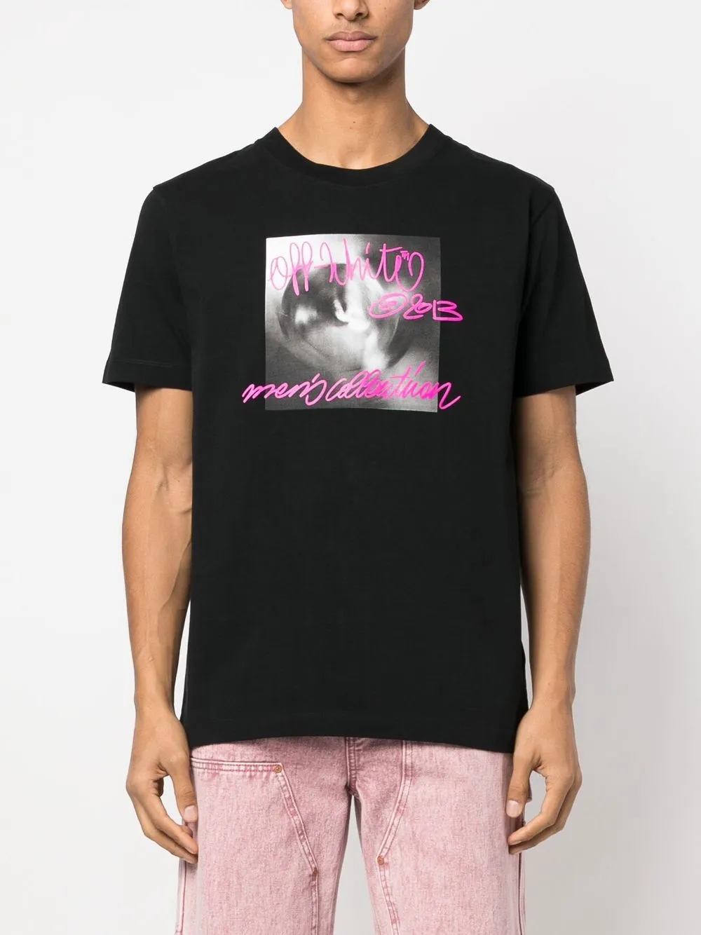 Off-white Graphic-print T-shirt In Schwarz
