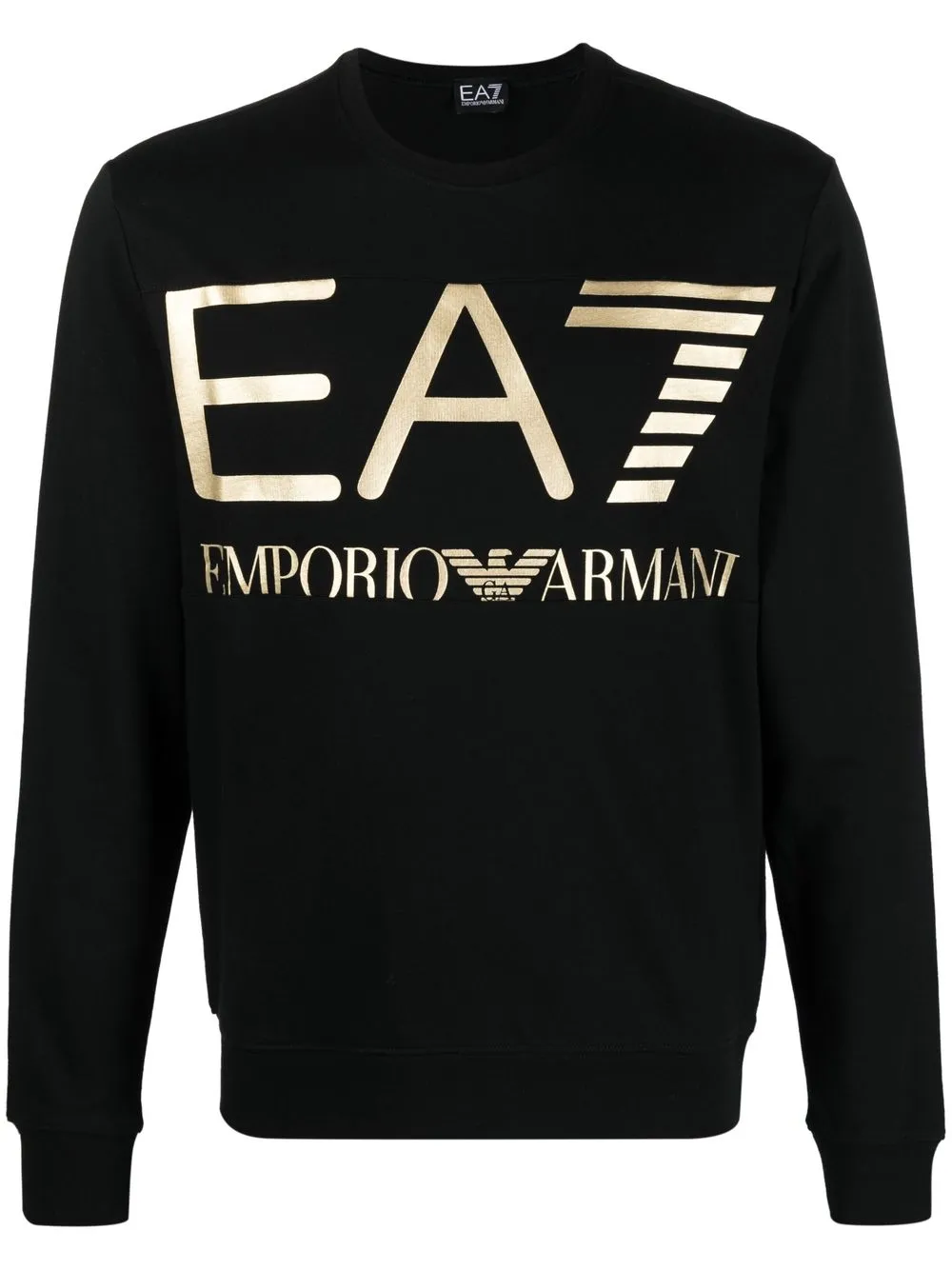 

Ea7 Emporio Armani logo-print detail sweatshirt - Black