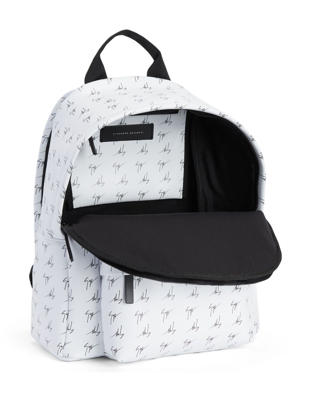 Shop Giuseppe Zanotti Bud Logo-print Backpack In White