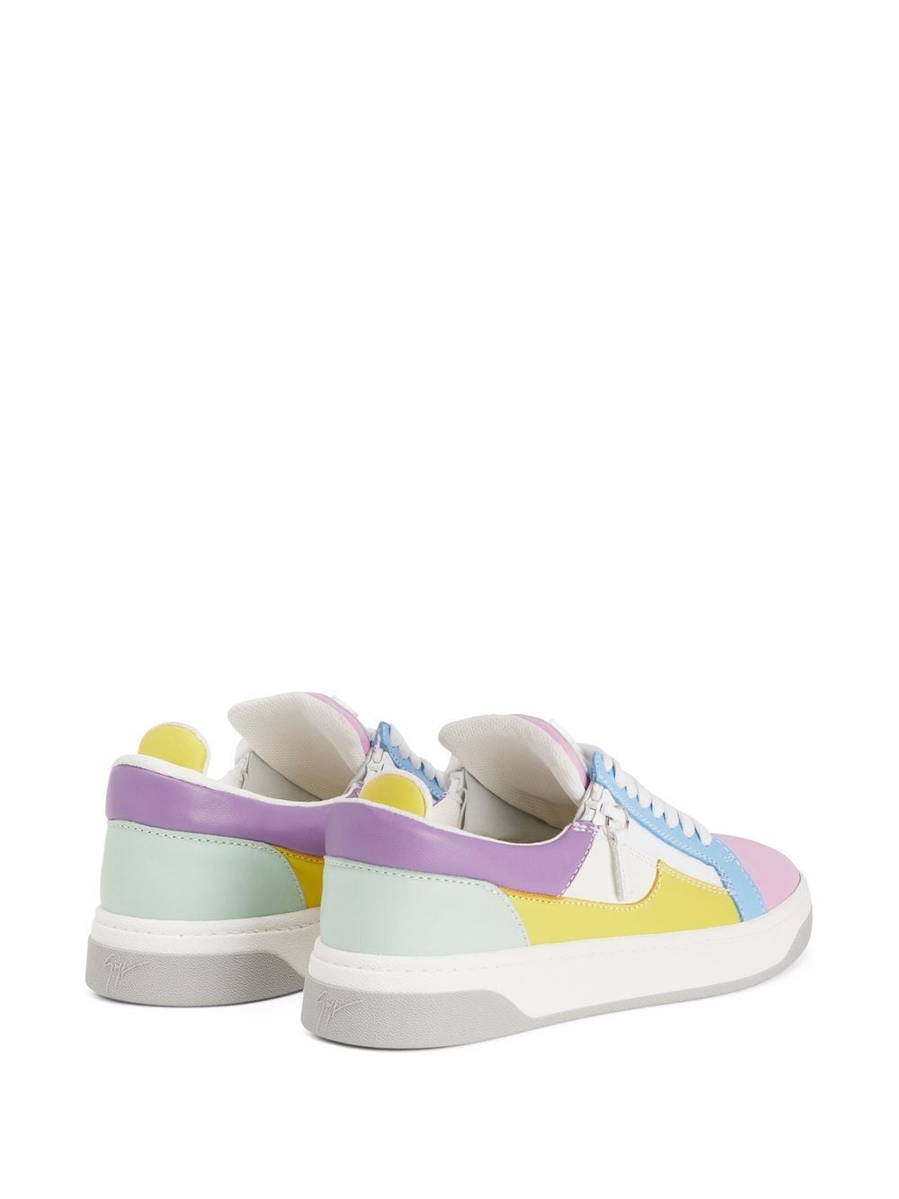 Shop Giuseppe Zanotti Gz94 Colour-block Sneakers In Multicolour