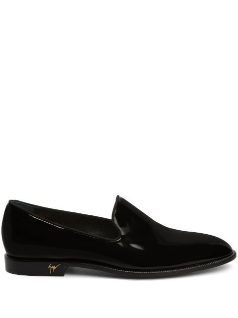 Giuseppe Zanotti - Gatien patent-finish loafers