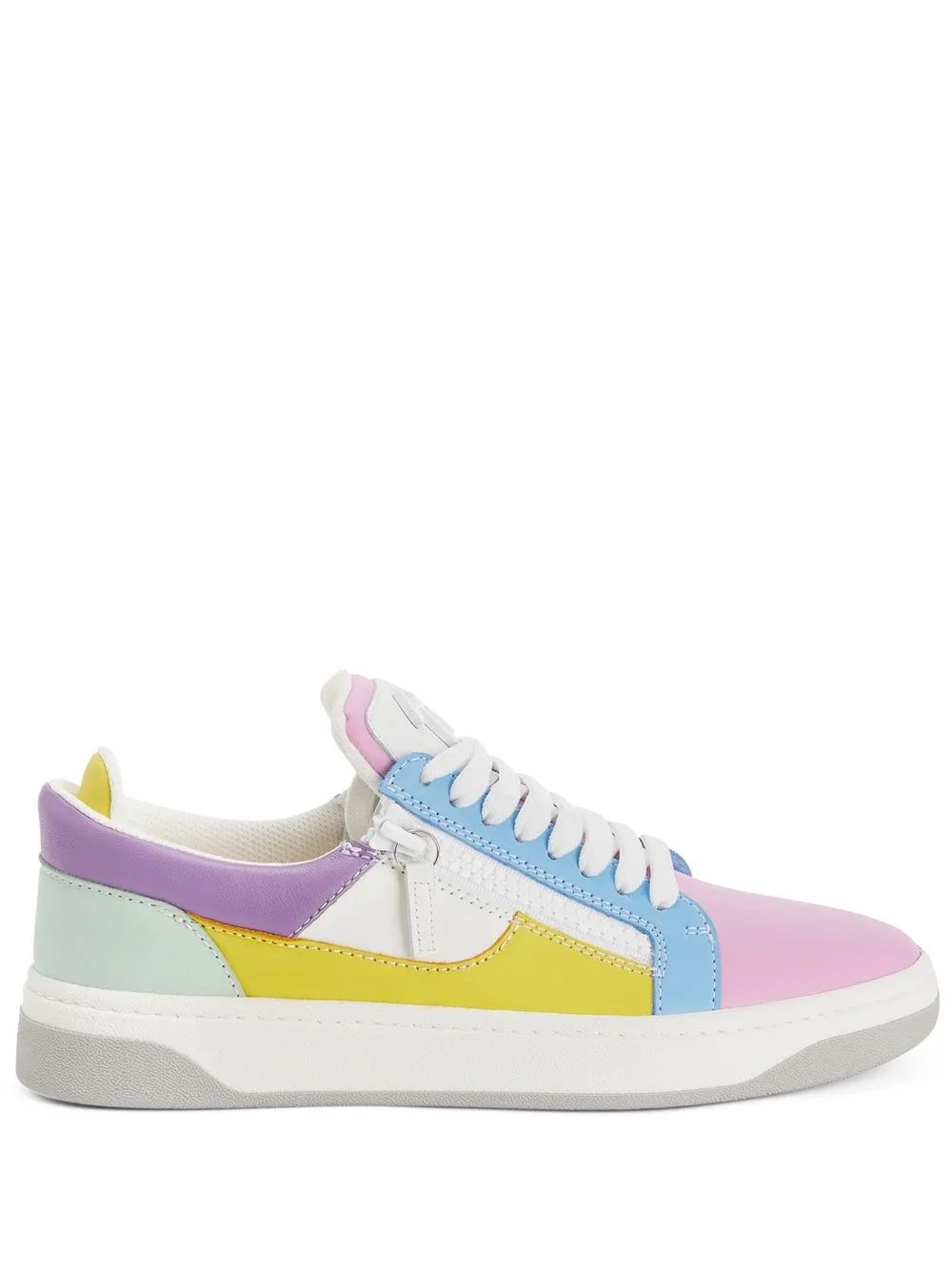 Giuseppe Zanotti baskets GZ94 à design colour block | blanc | Image 1