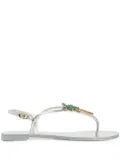 Giuseppe Zanotti Venice Beach flat sandals - Silver