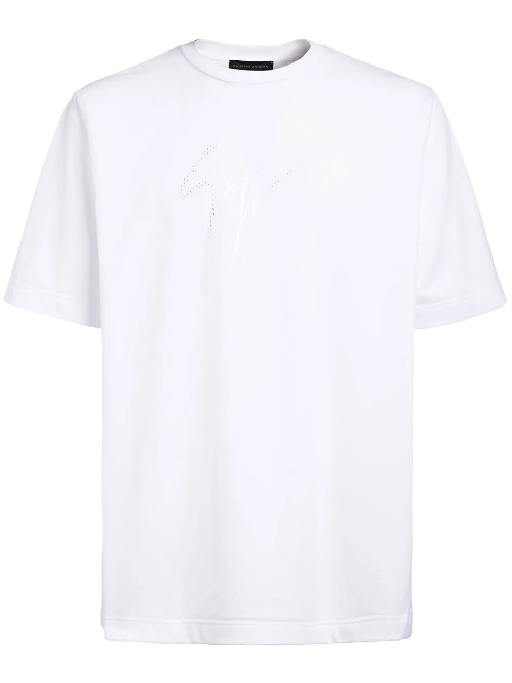 Giuseppe Zanotti Lr-44 Laser-cut T-shirt In White