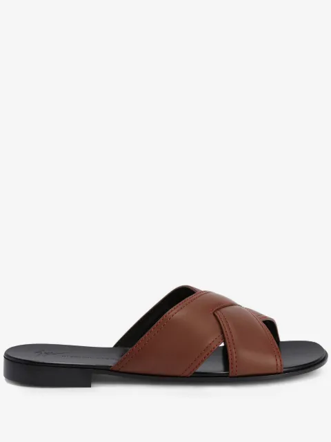 Giuseppe Zanotti Flavio crossover-straps leather sandals