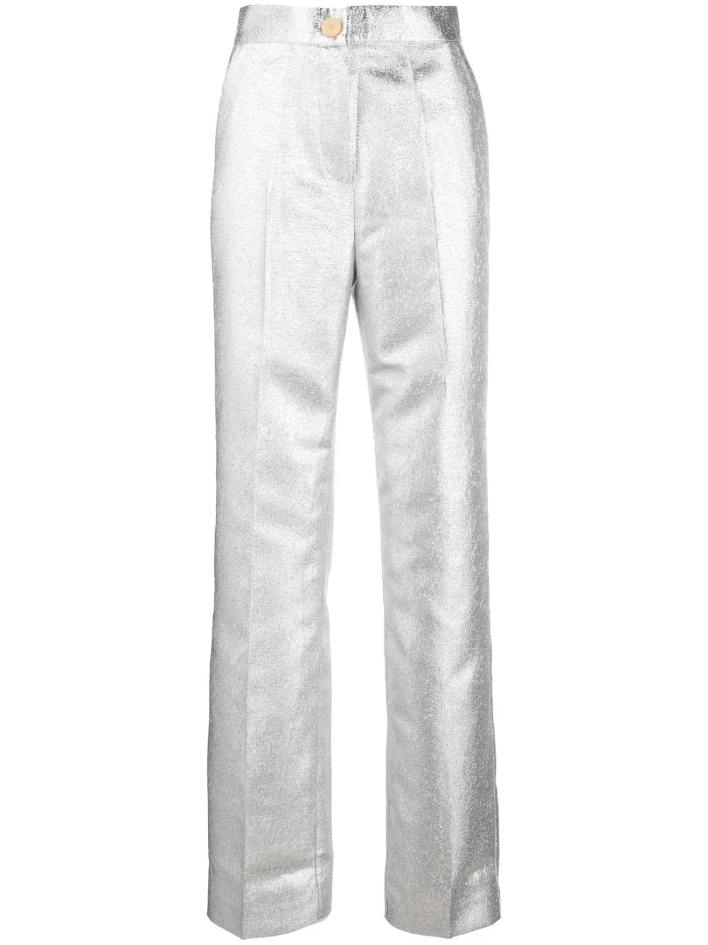 

Stella Nova silver-tone straight-leg trousers - Grey