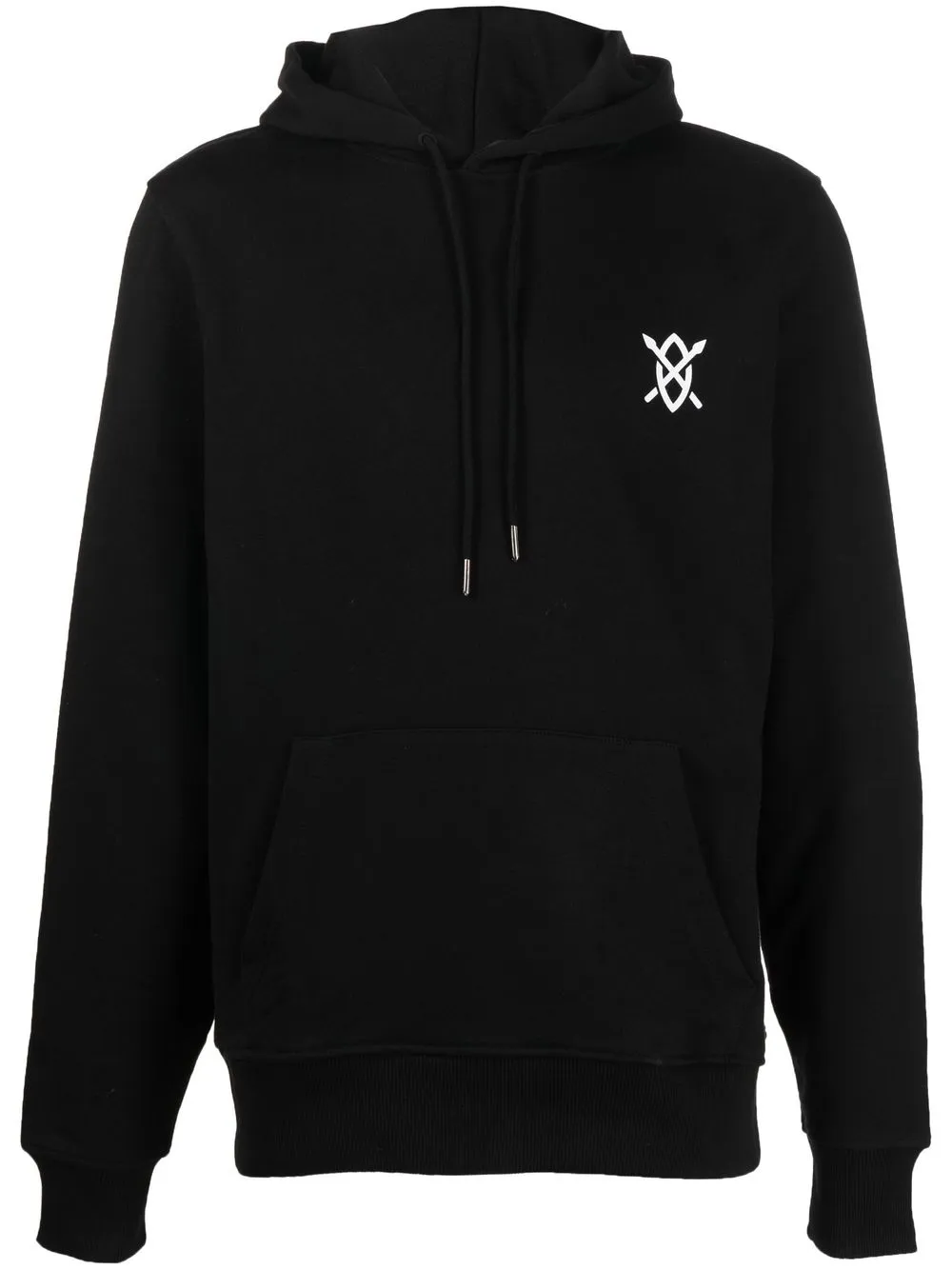 

Daily Paper logo-print pullover hoodie - Blue