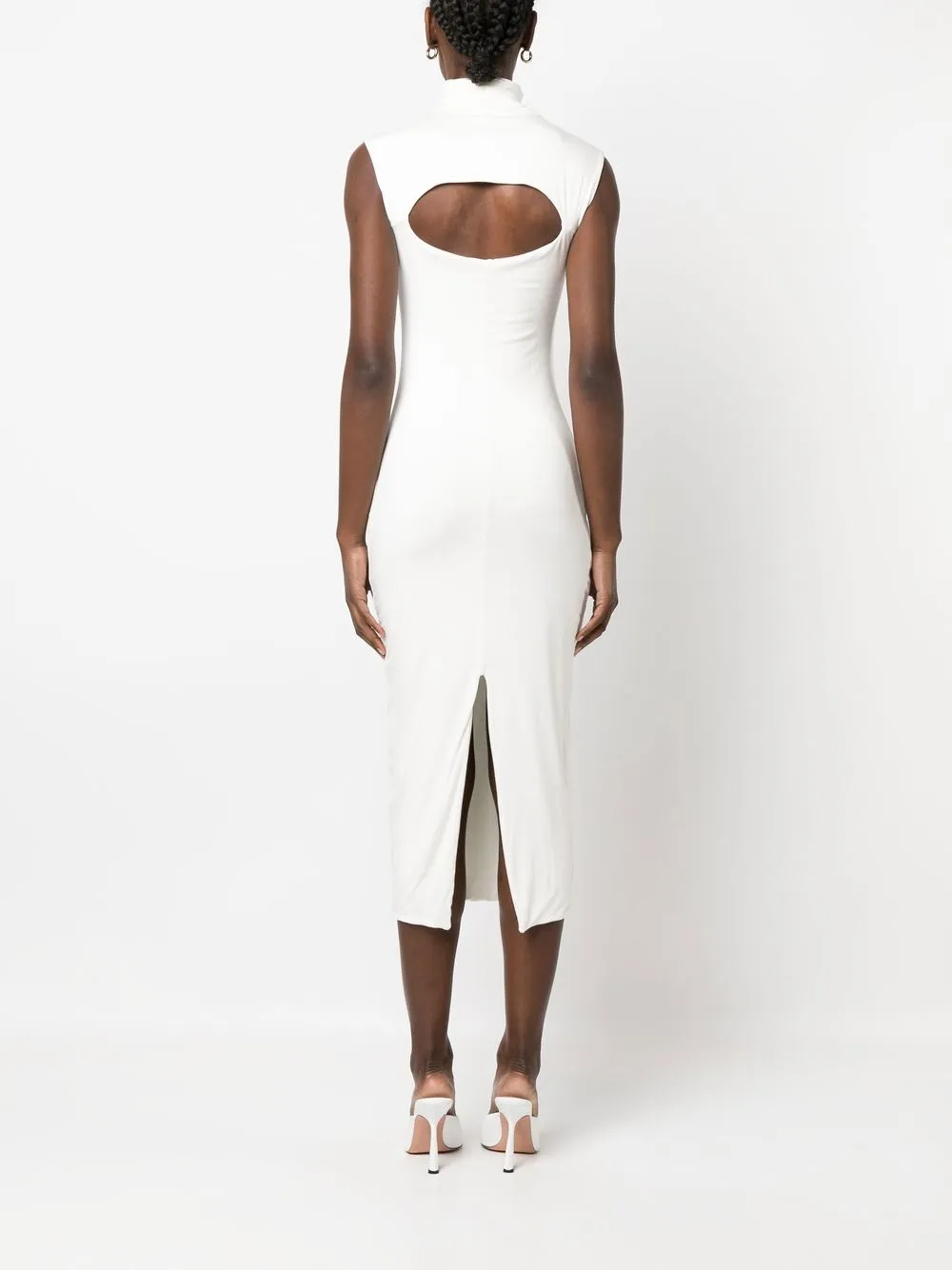 CONCEPTO cutout Bodycon Midi Dress Farfetch