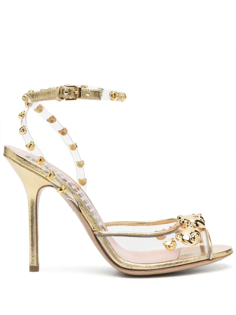 

Moschino open toe sandals - Gold