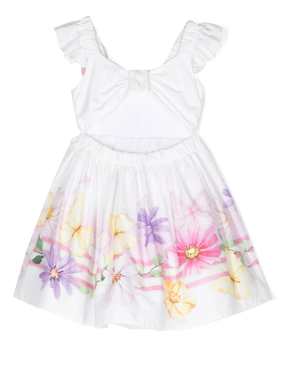 Monnalisa Ausgestelltes Kleid mit Blumen-Print | Festliche Kleider | Image 2