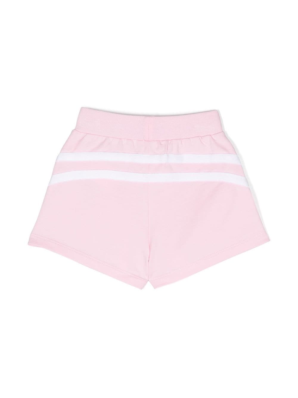 Monnalisa Shorts met gestreept detail - Roze