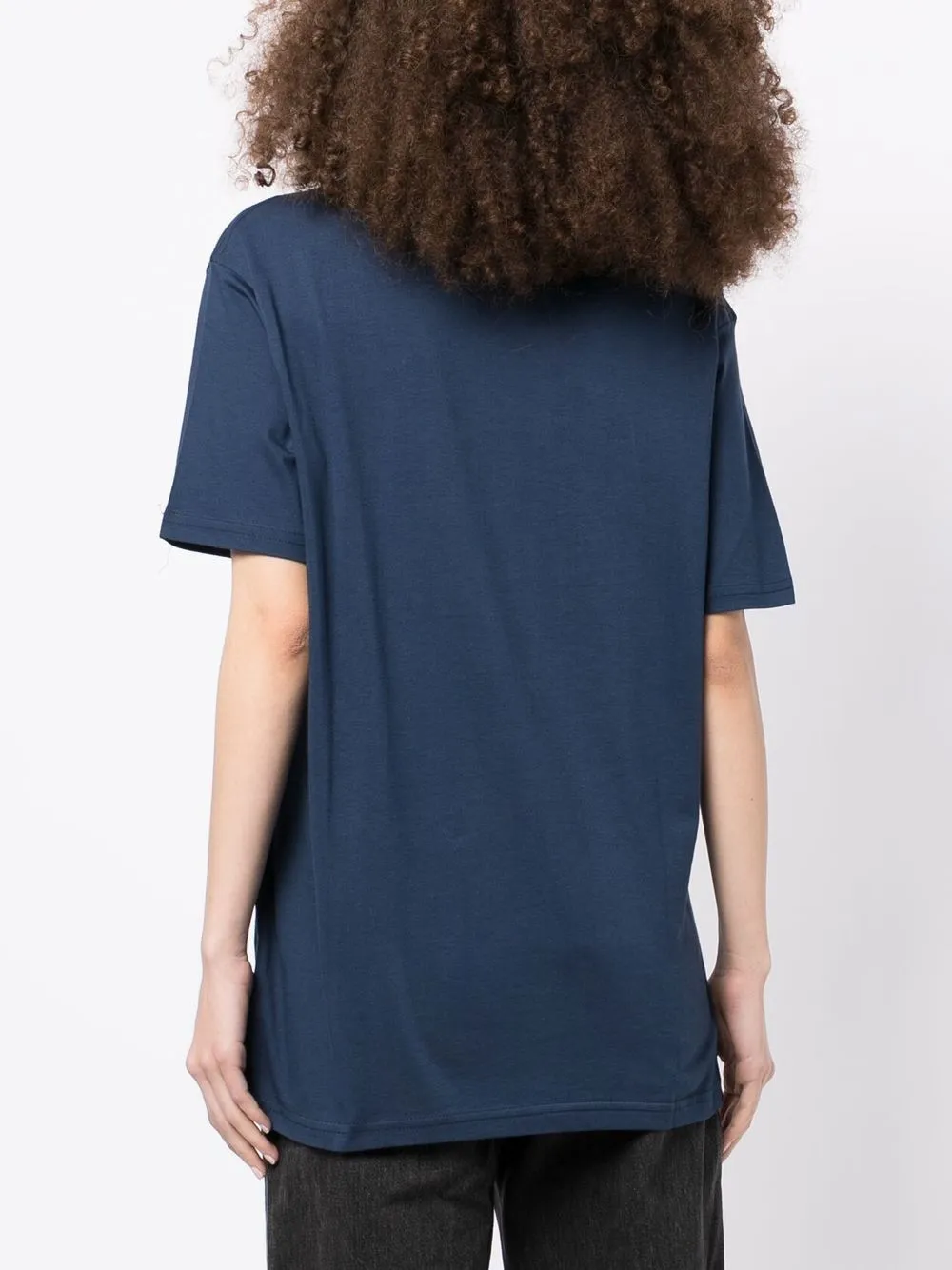 Alpha Industries Logo-print Detail T-shirt In Blue