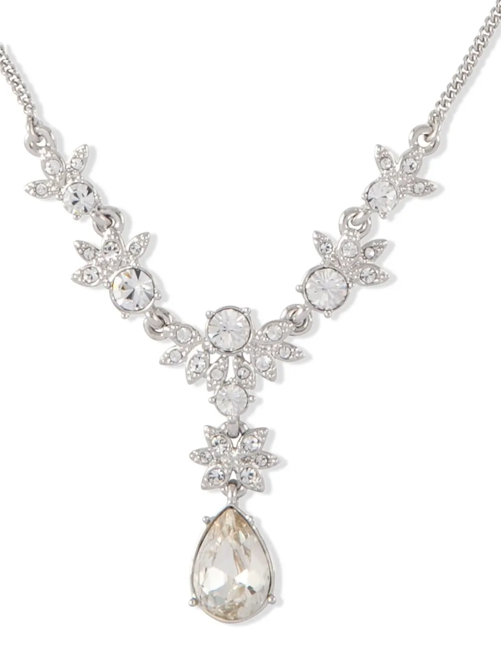 

Givenchy Pre-Owned Edwardian Revival crystal-embellished necklace - Silver