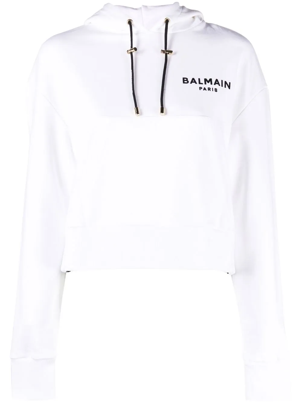 

Balmain logo-print hoodie - White