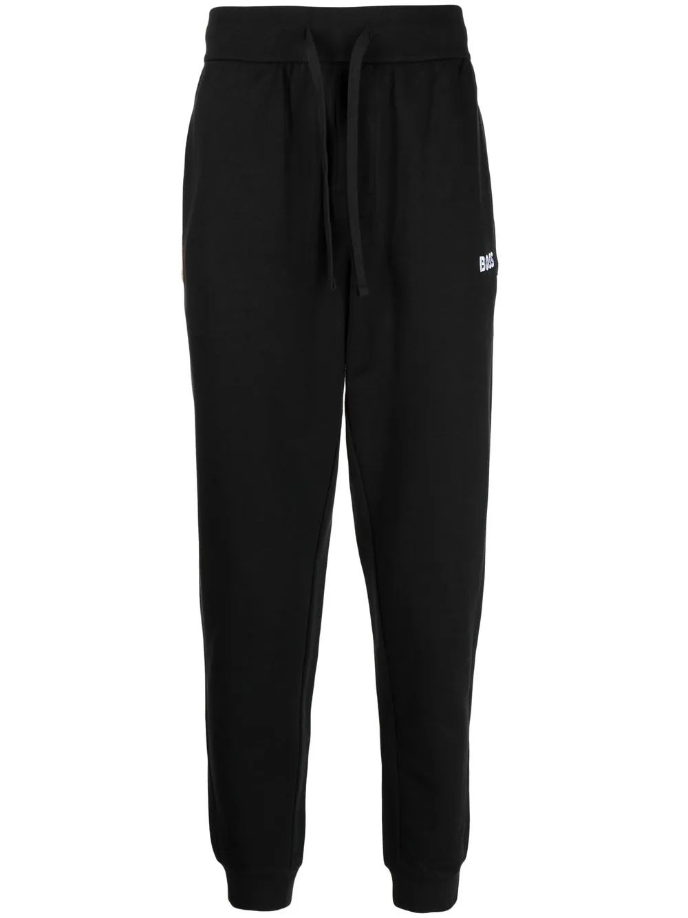 

BOSS signature stripe-detai track pant - Black