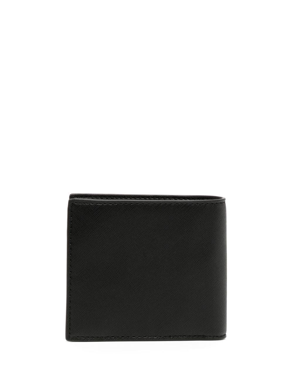 Shop Hugo Boss Square Folded Wallet In Black