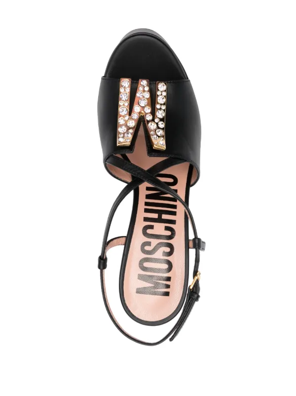 Moschino プラットフォームサンダル - Farfetch