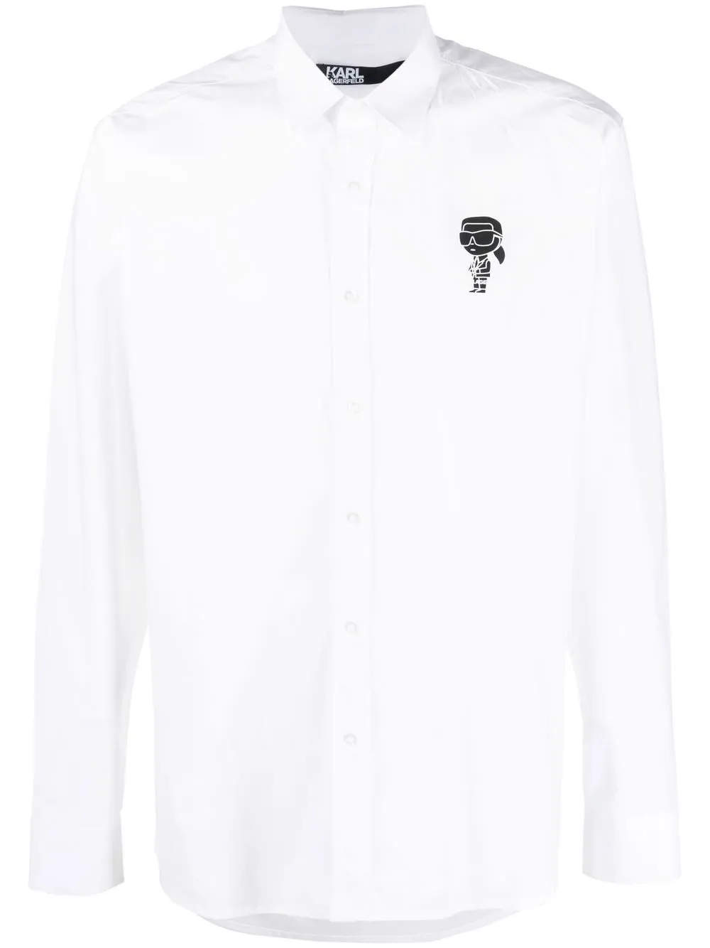 

Karl Lagerfeld Ikonik Karl long-sleeve shirt - White