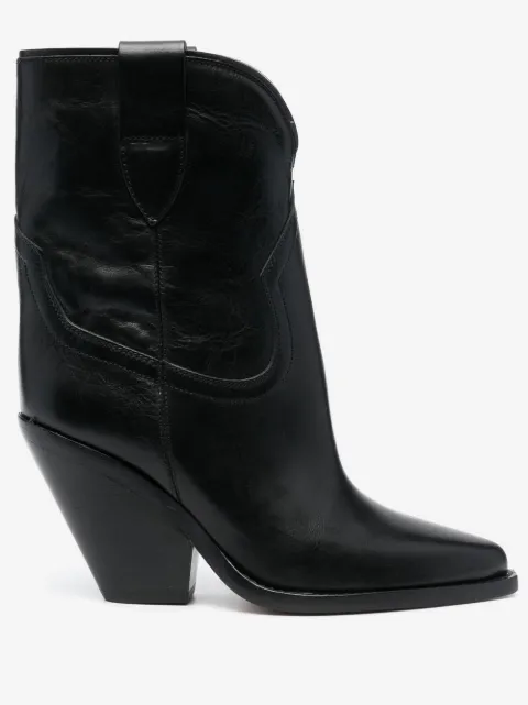 ISABEL MARANT Leyane 90mm leather boots