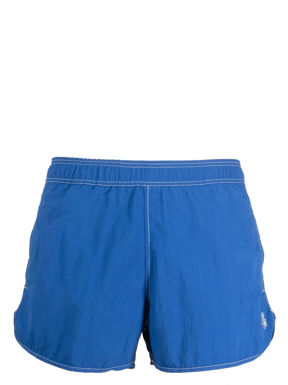 

Isabel Marant logo-embroidered swim shorts - Blue