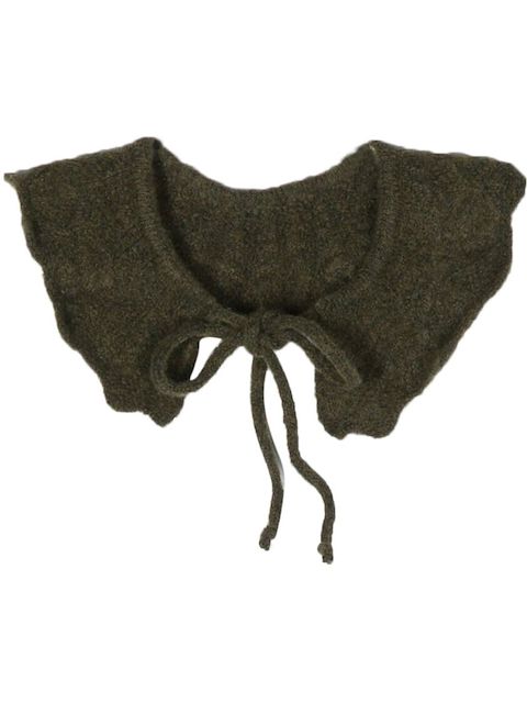 Paloma Wool pointelle-knit collar scarf 
