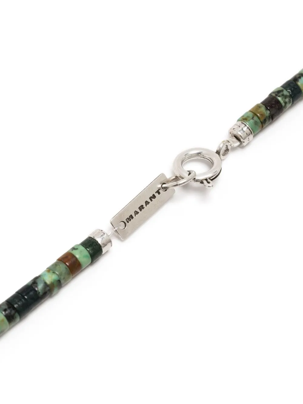 ISABEL MARANT COLOUR-BLOCK BEADED NECKLACE