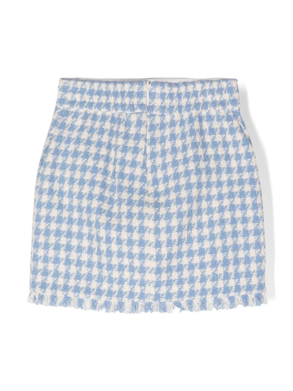 Monnalisa Bouclé rok - Blauw