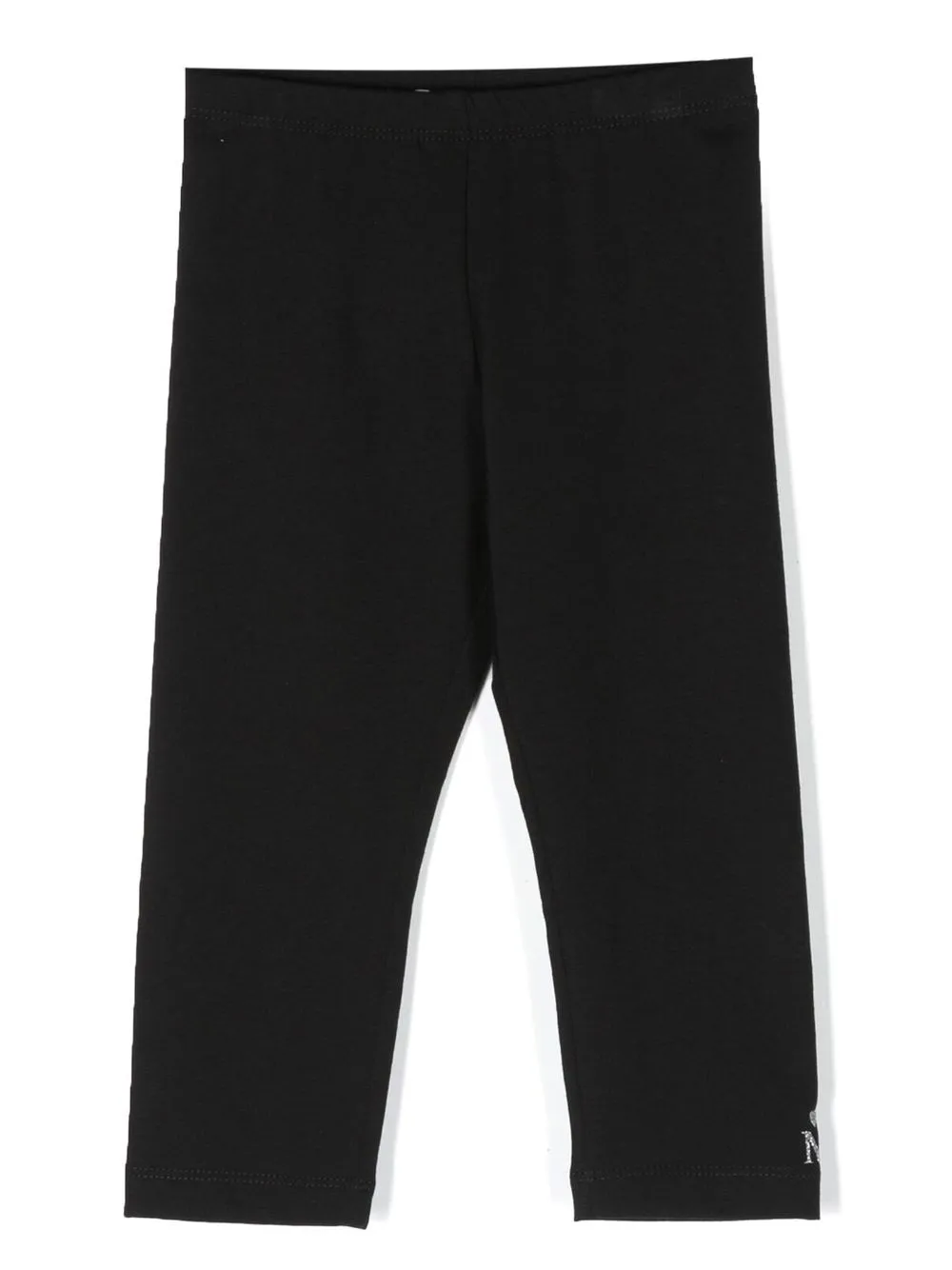 Monnalisa Kids' Logo-print Cotton Track Pants In Black