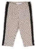 Monnalisa polka-dot stretch legging - Neutrals