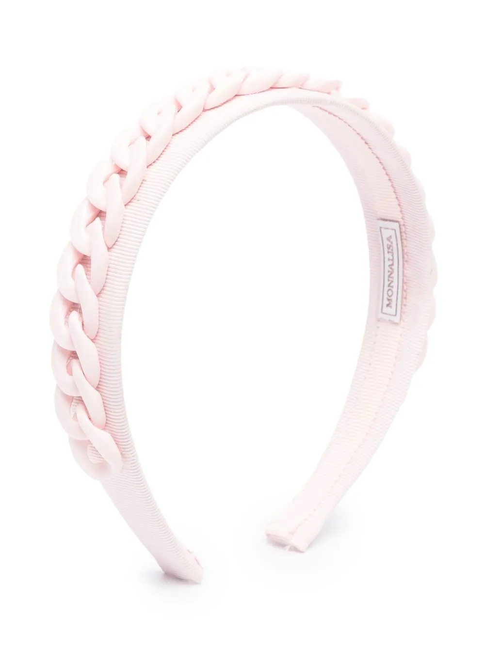 Monnalisa Chain-link Detail Headband In Pink