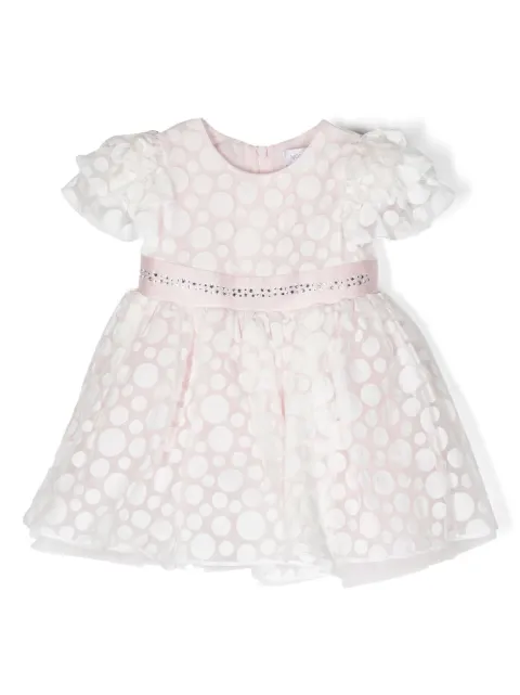 Monnalisa robe volantée à pois