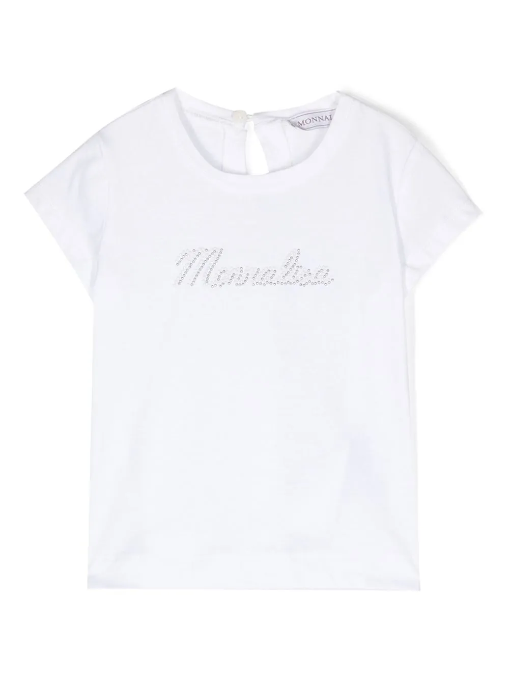 

Monnalisa logo-embellished short-sleeve T-shirt - White