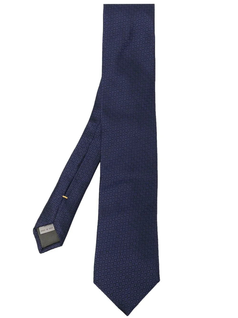 

Canali patterned-jacquard silk tie - Blue