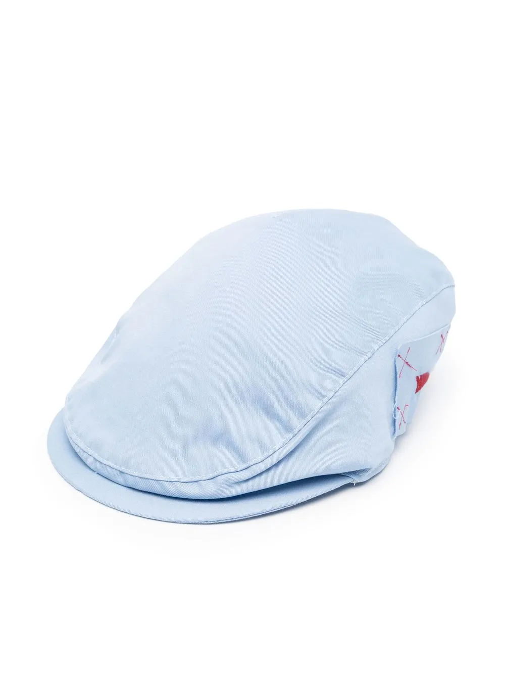 

Monnalisa logo-patch flat cap - Blue