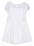 Monnalisa short-sleeve dress - White