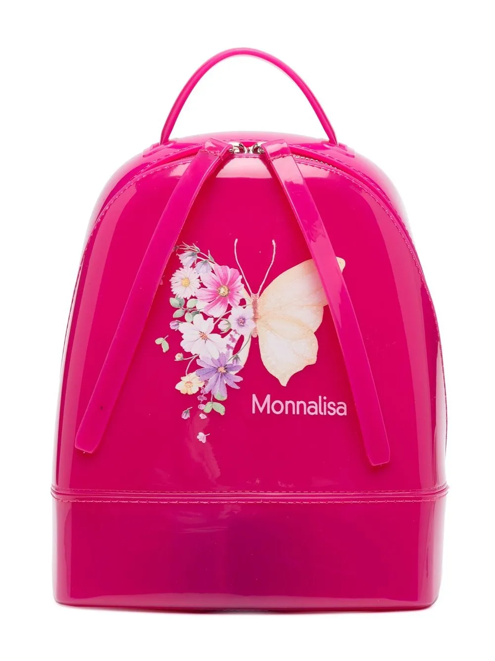 

Monnalisa butterfly-print backpack - Pink