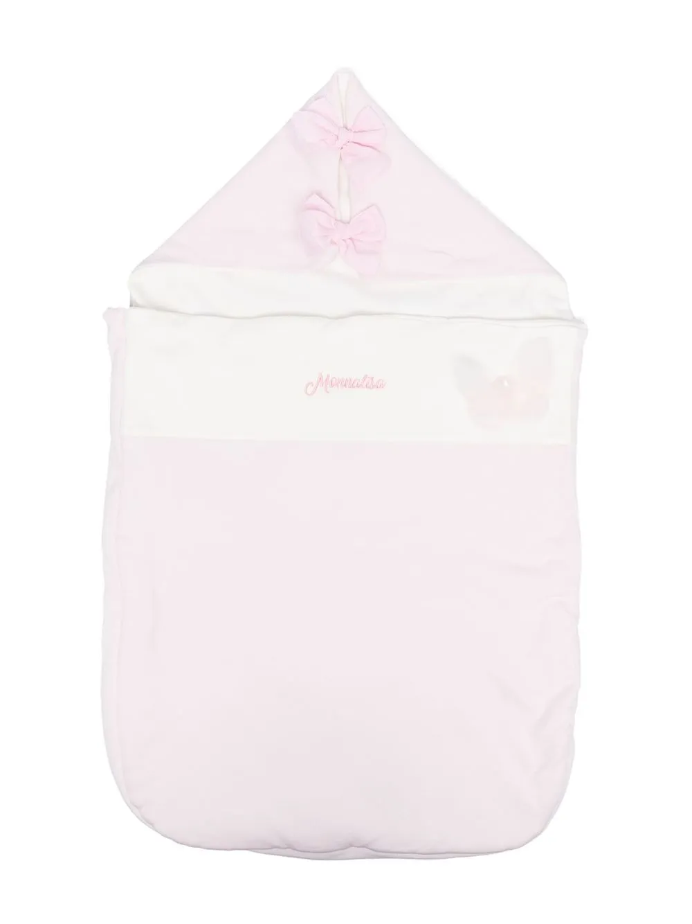 

Monnalisa sleeping bag con logo bordado - Rosado