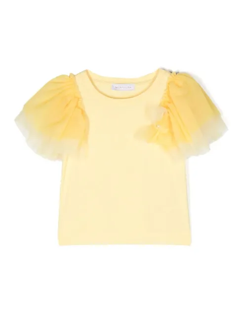 Monnalisa playera con manga de tul
