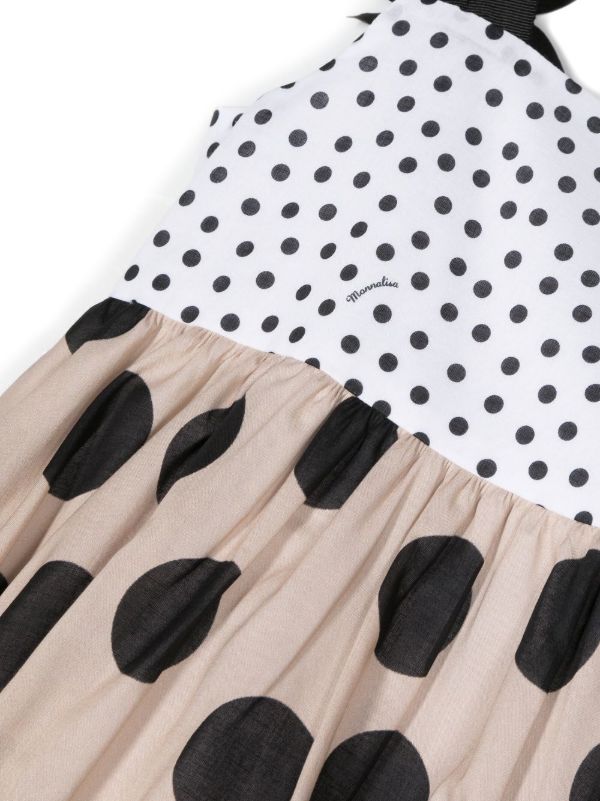 Baby girl black and white polka dot on sale dress